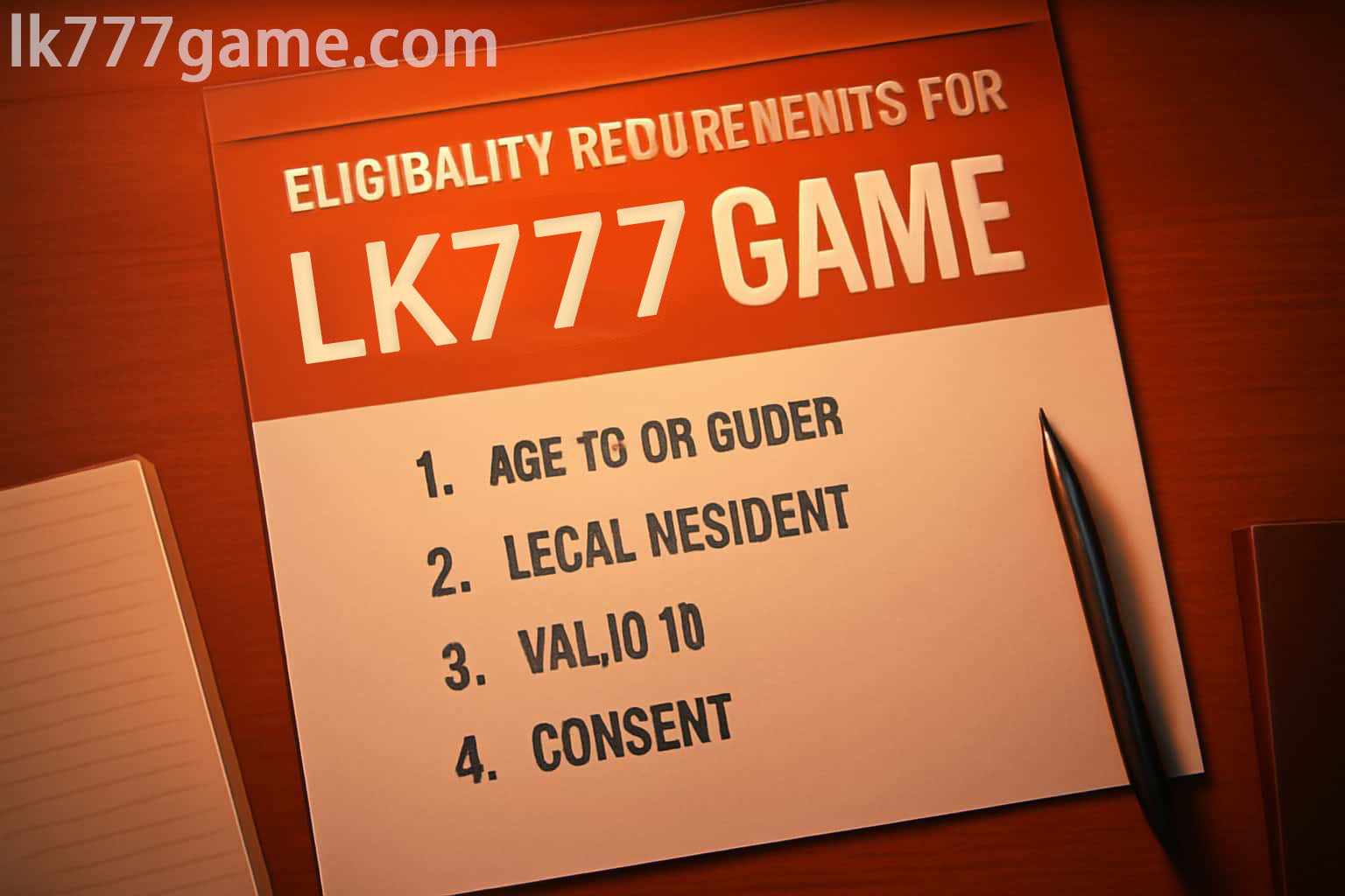 LK777 Account Eligibility: Age, Region and Sign-Up Rules
