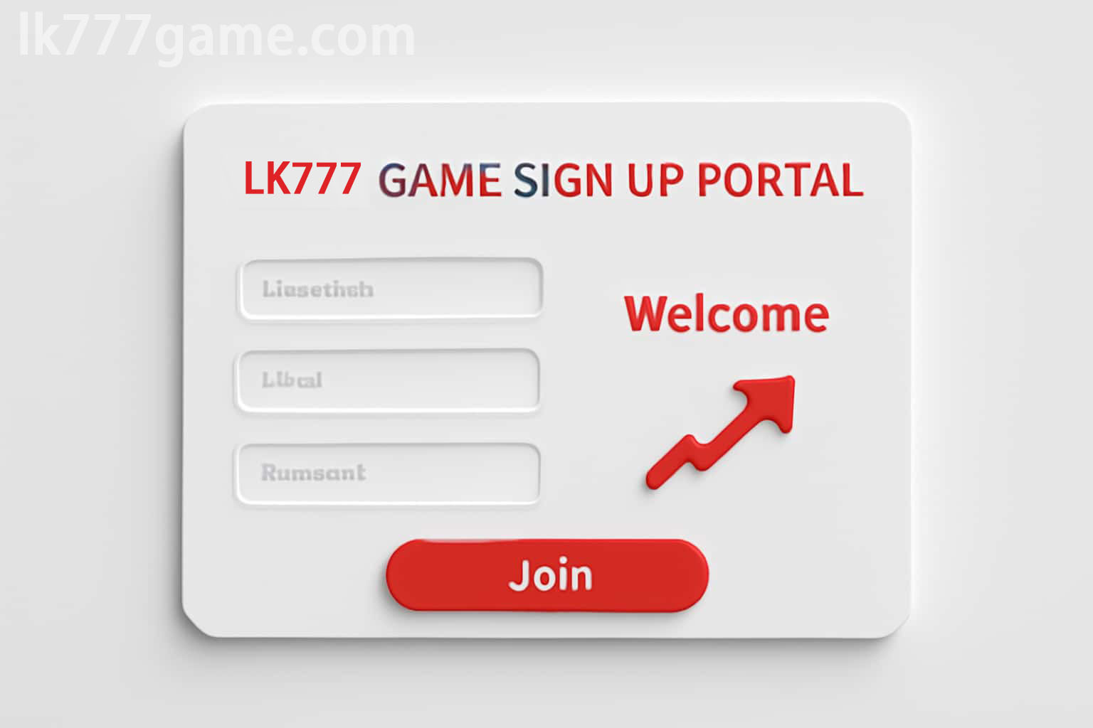LK777 account registration form and verification steps